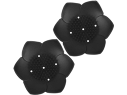 Saboneteira De Silicone Com Drenagem Automática, Design Moderno Em Formato De Lótus, Porta-sabonete Para Banheiro, Kit
