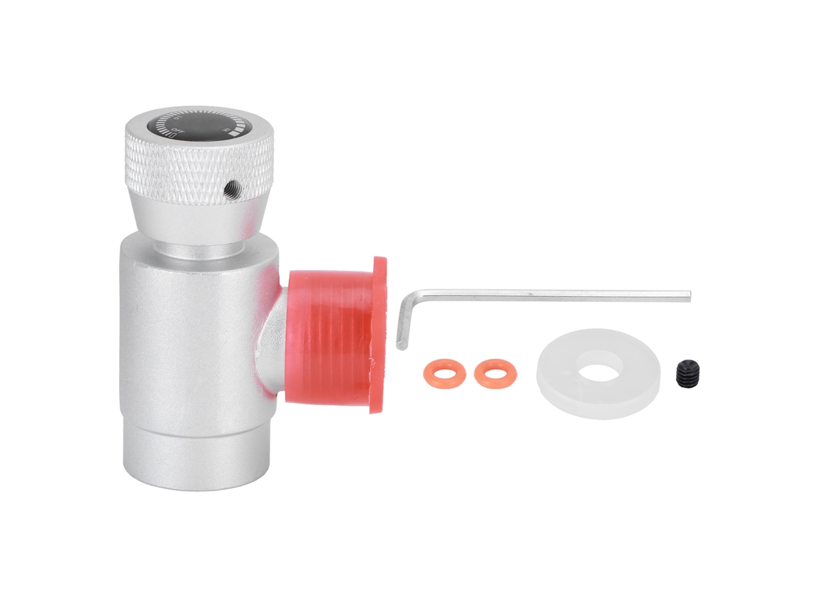 Conector Adaptador de Recarga Co2 com Fio W21.8 14 em Alumínio para Máquina de Soda Acessórios de Hardware