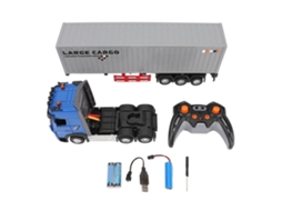 Primerox caminhão Semi reboque Rc com Portas Abertas Contêiner Transporte Liga Música