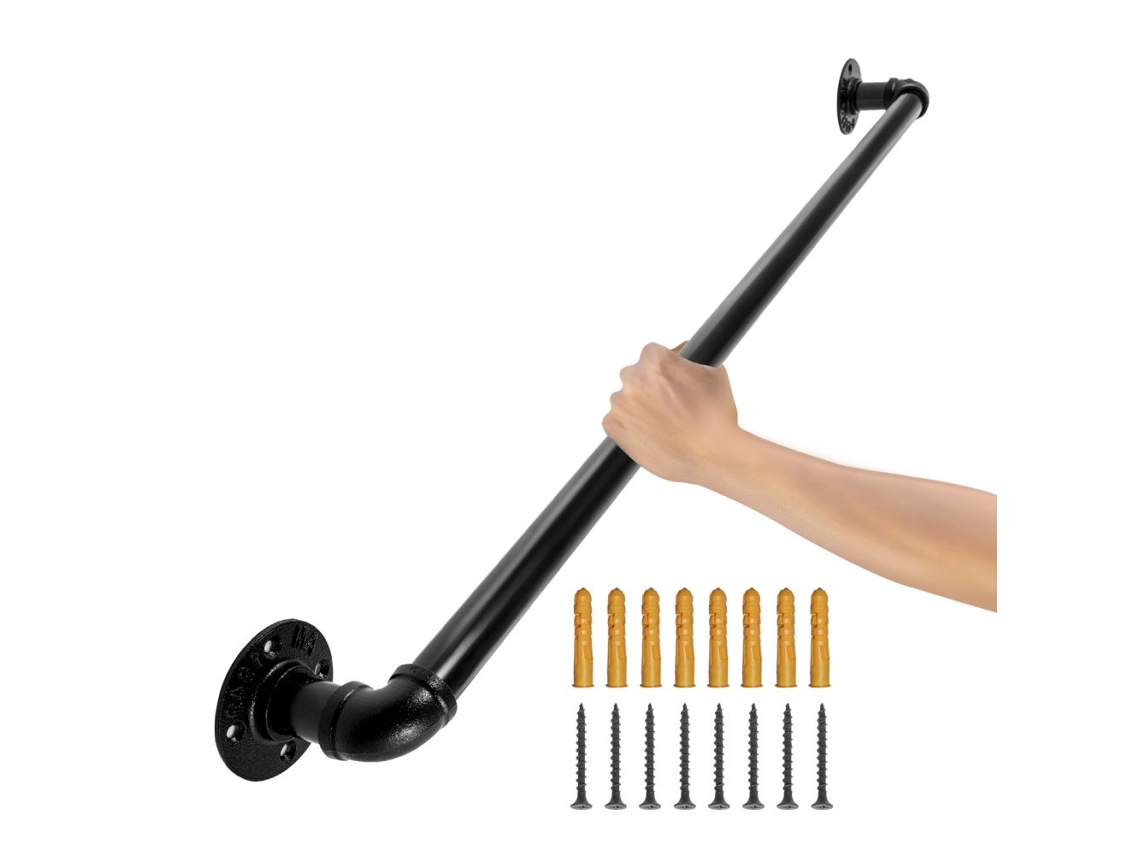 Corrimão De Aço Para Escada 90 Cm Alta Resistência Tekmaquinas