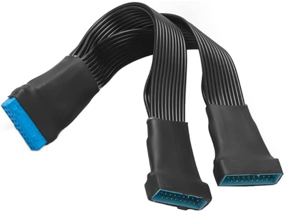 Cabo Divisor De Extensão Usb 3.0 19 Pinos Para Placa-mãe (1 2) -