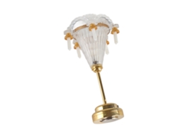 Primerox candelabro em Miniatura Led 1/12 para Casa de Bonecas Lâmpada de Teto Decorativa com 5 Velas