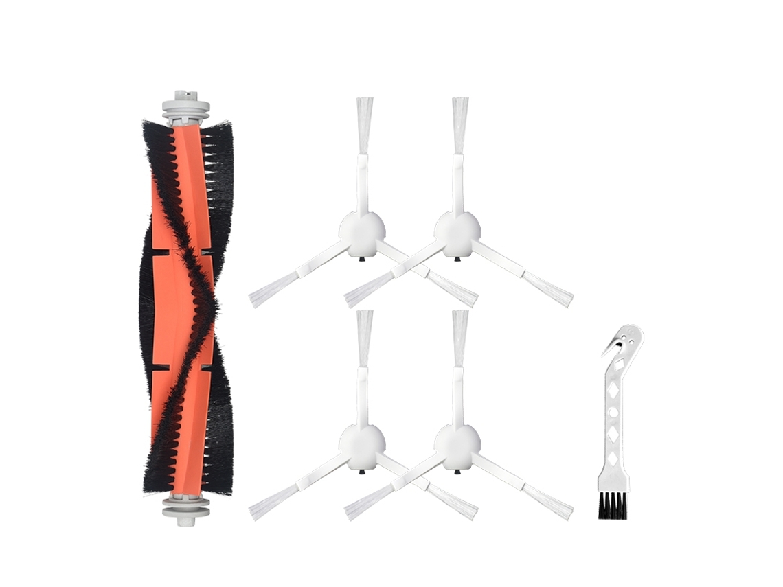peças conjunto para xiaomi mi 1c robô aspirador de pó inteligente acessórios escovas laterais da parede invisível rolando arbusto escova limpeza