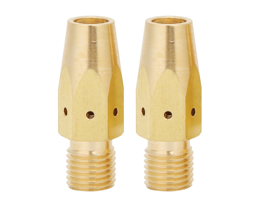 Adaptador de trilha de contato para difusor de gás de pistola de soldagem MIG para Miller M-25/M-40 e Hobart (2 unidades)
