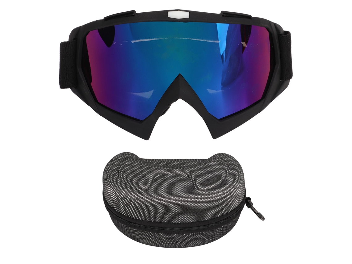 2026 gafas de Ski Ao Ar Livre Desportivas Ciclismo Motocicleta Antivento Anti pó Marco Preto Mate Lentes Coloridas
