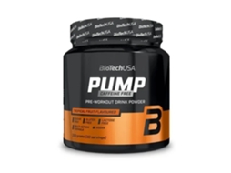 Pré-treino grátis BIOTECH PUMP CAFFEIN Tropical (330g)