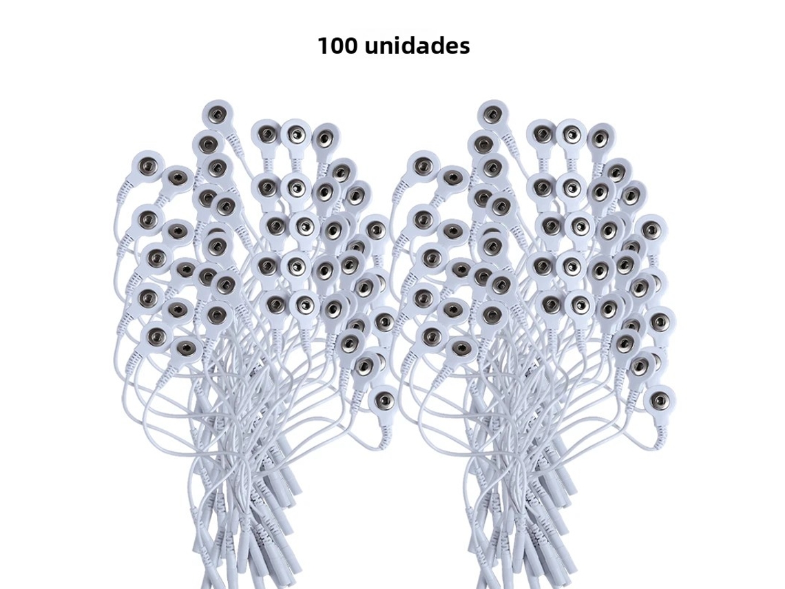 (100 Unidades) Adaptador De Cabo Curto De 3,5 Mm Para 2,0 Mm, Branco