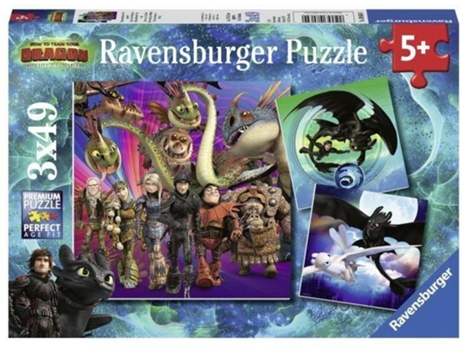Conjunto de 3 Puzzles  RAV4005556080649 (49 Peças)