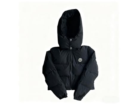 Casaco Vintage De Mulher Trapstar Clássico Bordado Algodão Preto (l)