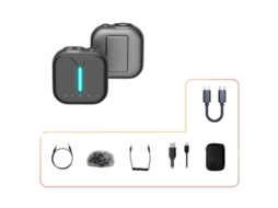 Microfone De Lapela Sem Fio Profissional Com Redução Ruído Para Uso Externo, Tipo C Aquaforge