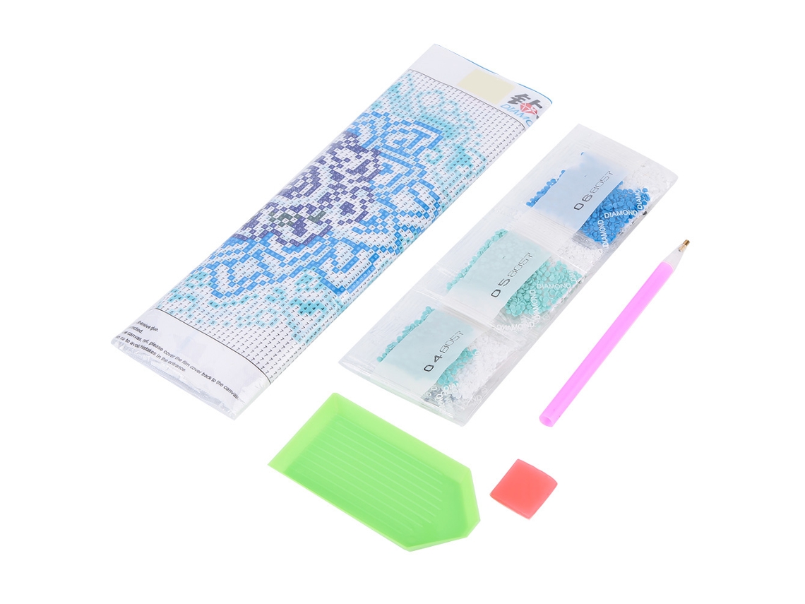 Kit de Pintura de Diamante Diy Padrão de Flor | S/MARCA