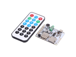 Receptor de Áudio Bluetooth Amplificador com Microfone Mp3 Decoder Usb Tf Fm Player Wma Wav Flac