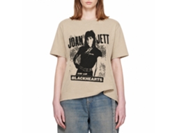 Joan Jett The Blackhearts Crosshatch T-shirt Classic Unisex Adults Size:s