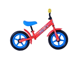 Bicicleta De Equilíbrio Patrulha Canina De Metal Bicicleta Infantil Vermelha 12 Polegadas Quadro Resistente Paw Patrol