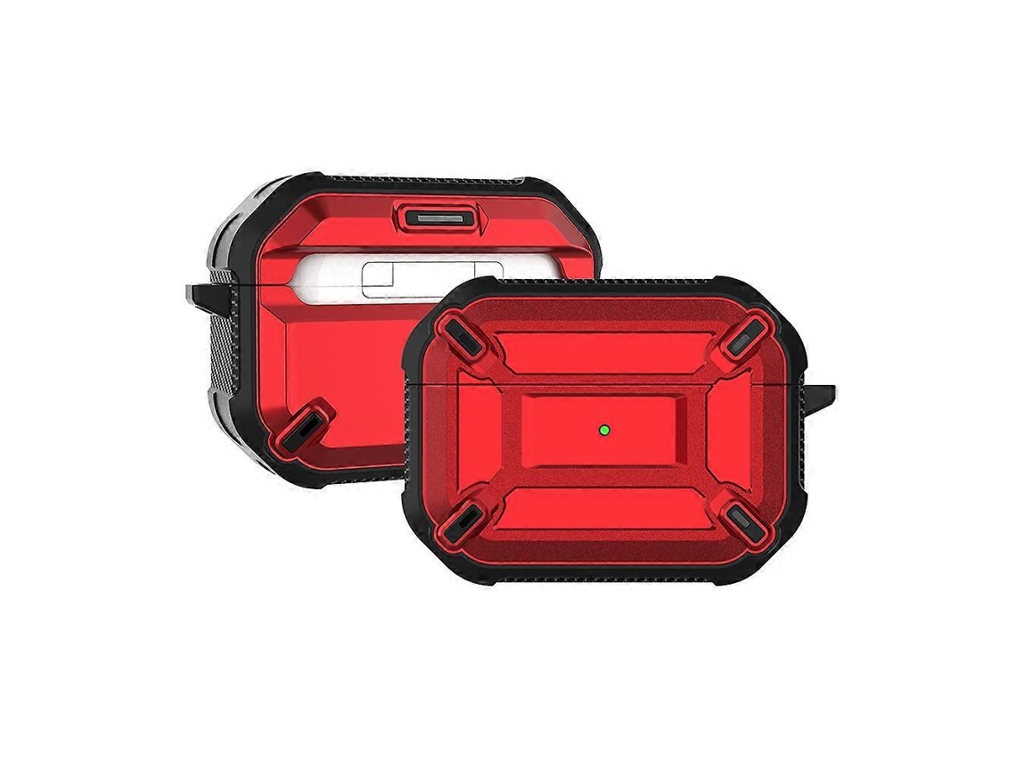 King Kong Armor À Prova de Choque Camada Protetora de Silicone para Telefones de Ouvido Sem Fio Airpods Pro GIECY (cinza)