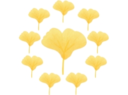 De 300 Folhas Artificiais De Ginkgo Em Seda Para Decoração De Casamento Rústico No Outono. Gokoco
