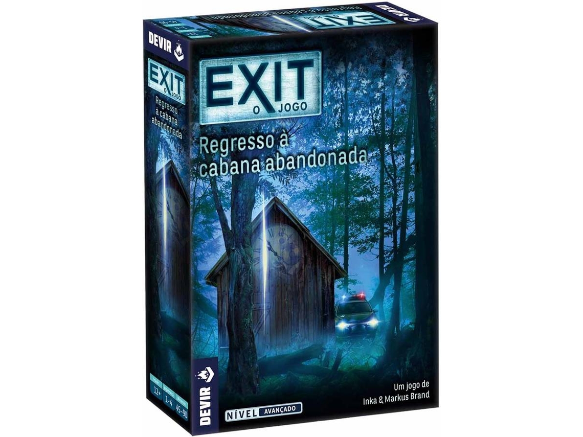 Jogo de Tabuleiro DEVIR EXIT: Regresso à Cabana Abandonada (Idade Mínima: 10 Anos - Dificuldade: Elevada)