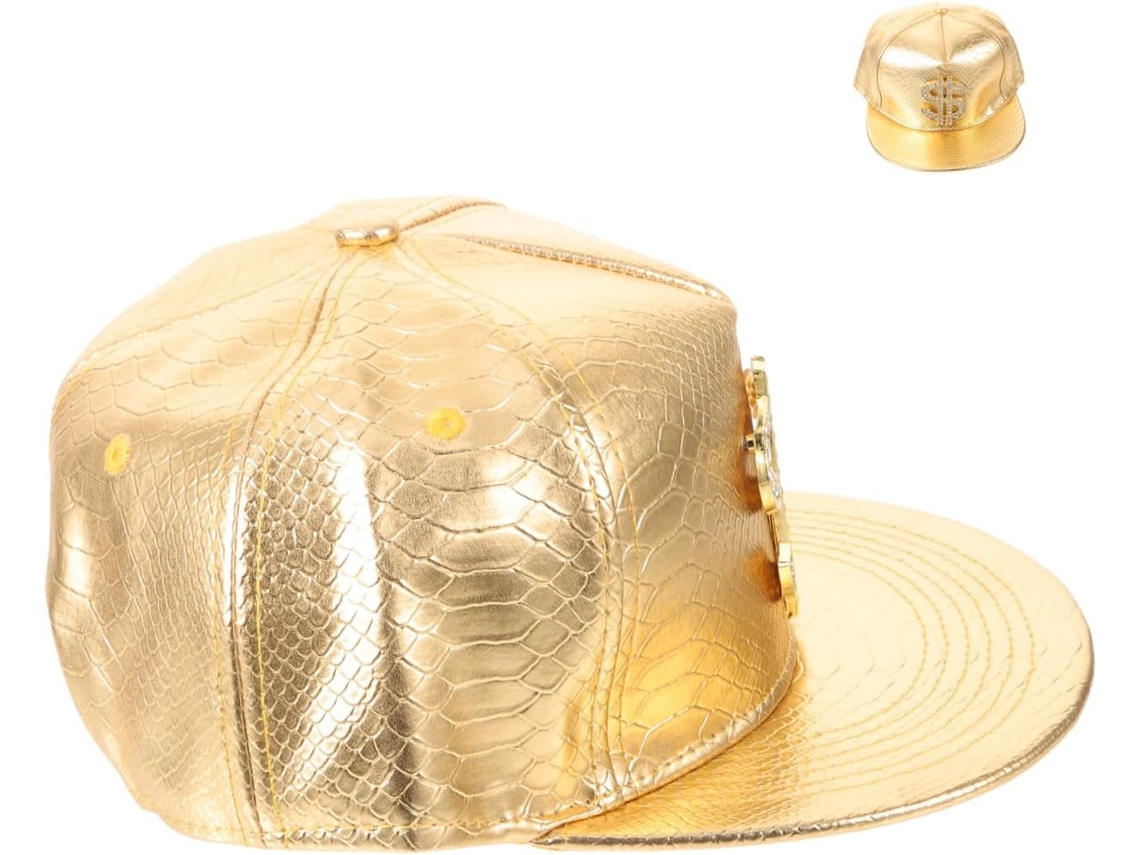 Chapéu De Sol Com Capacete, Chapéu De Festa Anos 90, Chapéu De Chuva, Hip Hop Dourado X Bonés Divertidos