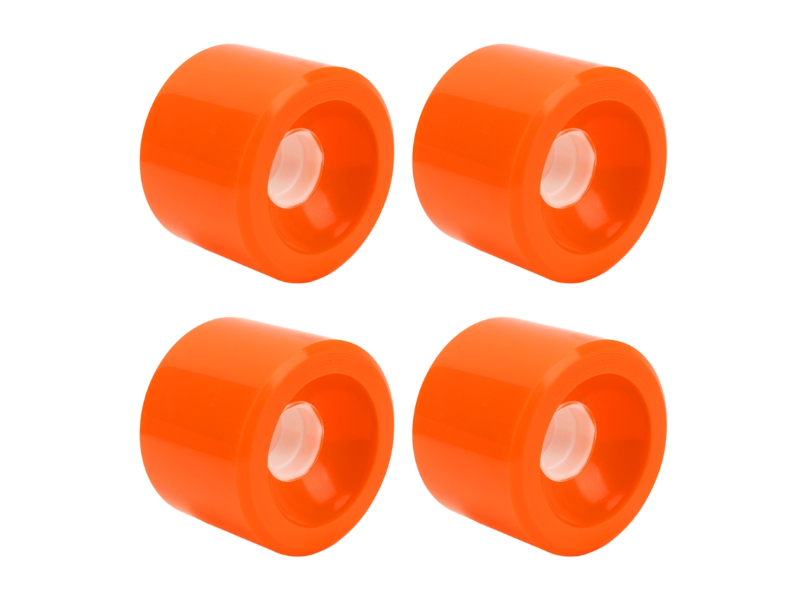 Rodas de Patinete Mali 4 com PU 78a, grip forte, duráveis, acessórios laranja