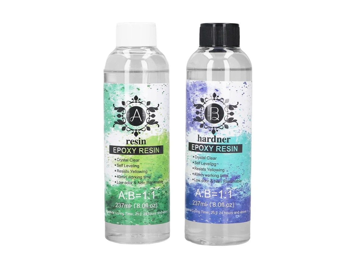 Kit De Resina Epóxi Ab Cristalina Para Moldagem E Revestimento Sunflare