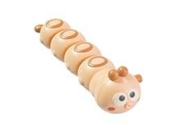 Mali brinquedo de Engatinhamento com Mola Animal Cartoon para Bebê Laranja Educativo Interativo