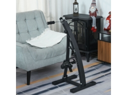 Vélo D'appartement Pedalier Reabilitação Braços Pernas 40l X 42,5l X 100h Cm Altura do Guidão Ajustável Preto