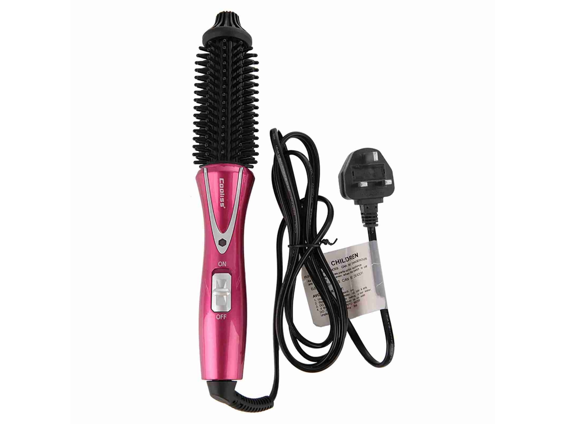 Pente Curlador Elétrico Portátil De Dobragem Com Design Ergonômico E Cabelo Seguro - Ferramenta De Beleza Para Pentear E Cachos