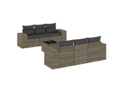 Garden Sofa Set, Garden Sofa Sets Vidaxl Cinzeto Rattan / Vime (n/a)