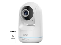 Monitor eletrônico giratório para bebês Boifun com áudio bidirecional para casa