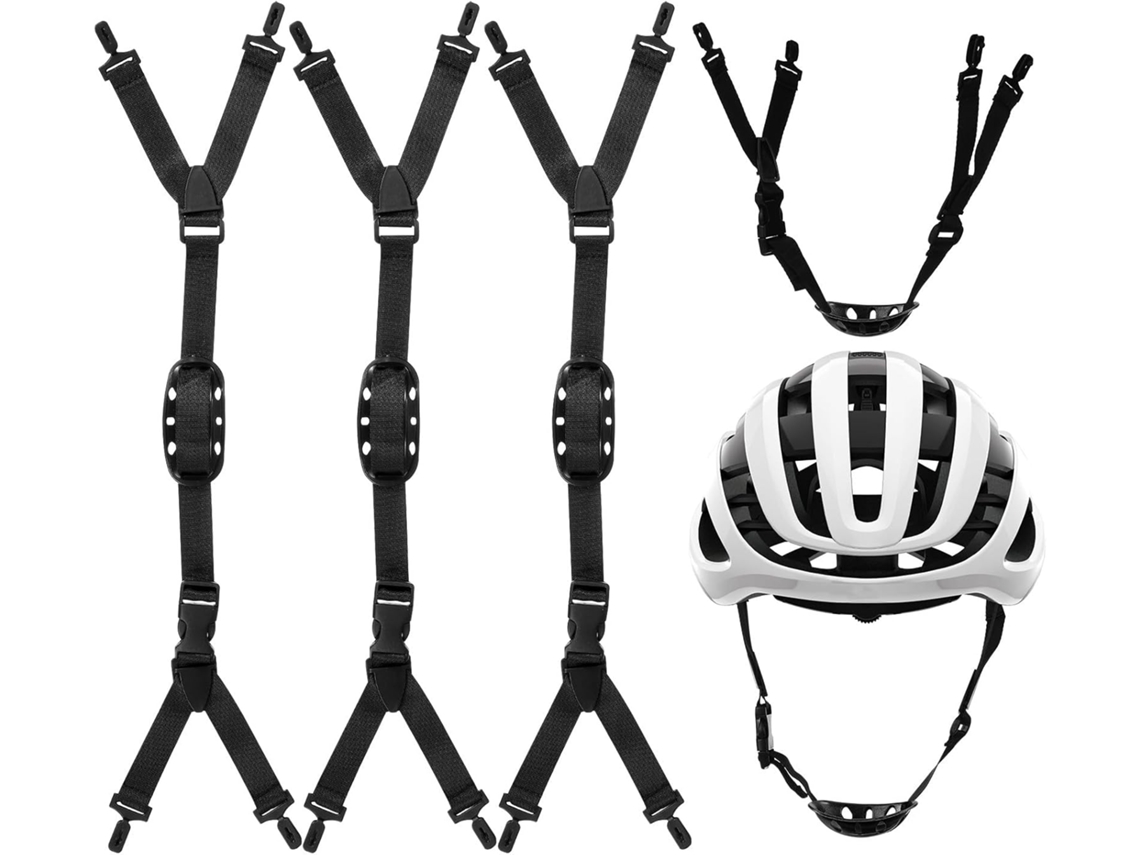 Conjunto De 6 Peças De Jugular Para Capacete De Construção Com Jugulares Ajustáveis.
