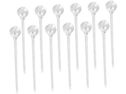 Guirlanda Com 12 Pingentes Transparentes Em Formato De Gota De Chuva, De 10 Cm, Para Decoração De Casamentos E Festas Guirlanda Com 12 Gokoco