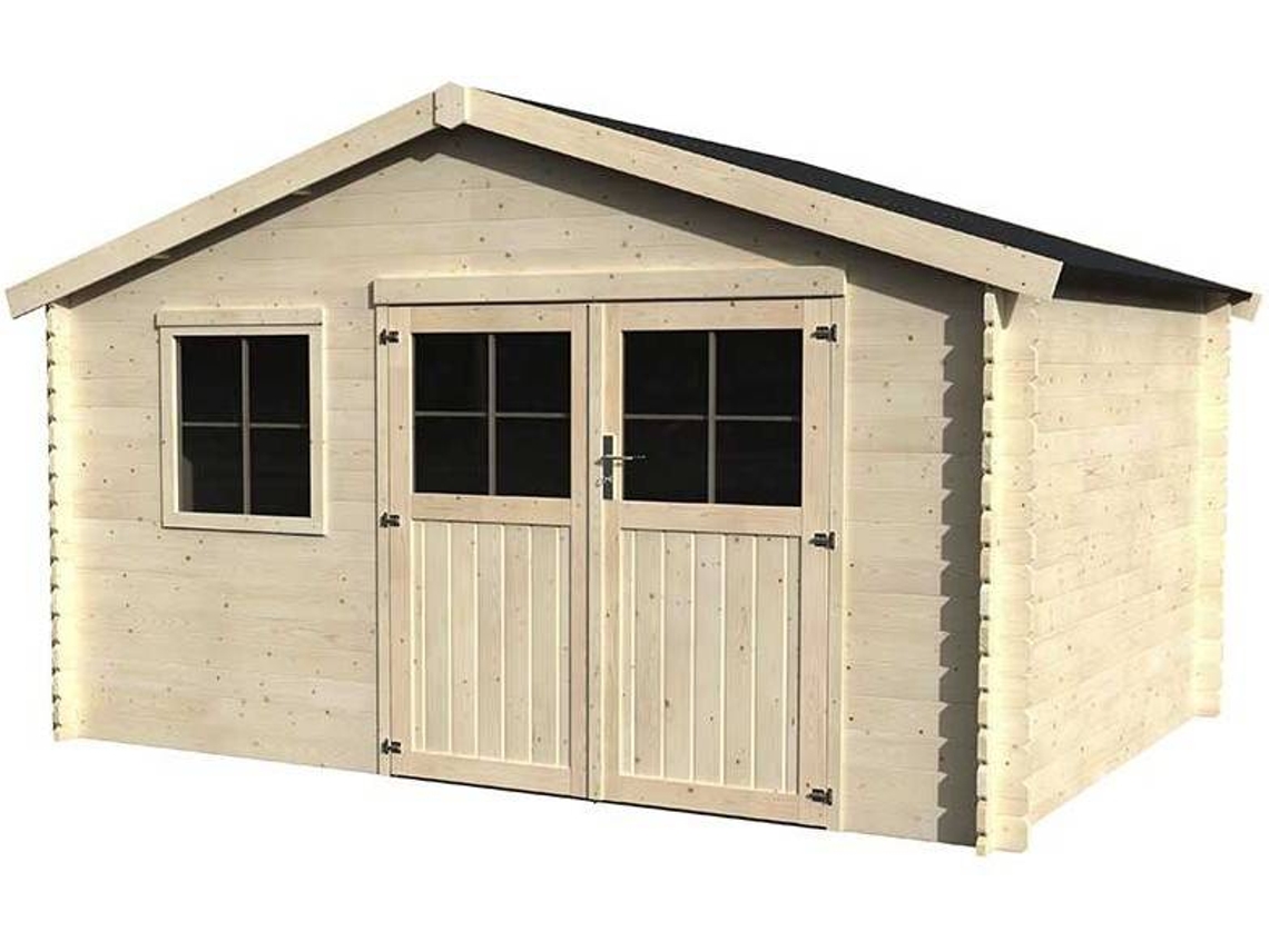 Abrigo de Madeira DECOR ET JARDIN Flodeal 28 Mm (400x300 cm - 11-86 m²)