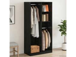 Vidaxl Guarda-roupa Carvalho Preto 100 X 50 X 200 Cm