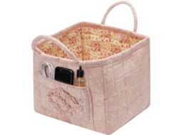 Cesto Organizador com Estampa Floral, Dobrável, Multifuncional, Ideal para Casa, Escritório, Quarto, CHABERLU