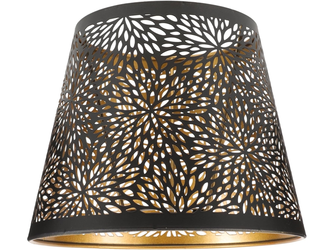 Tampa De Luminária De Metal Oca E27 Com Encaixe Por Clipe Para Lustre.