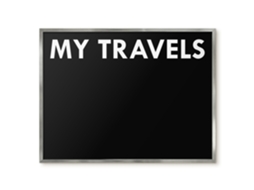 Magnetic Board For Wall My Travels For The Bedroom Espelharte (80x60 Cm)