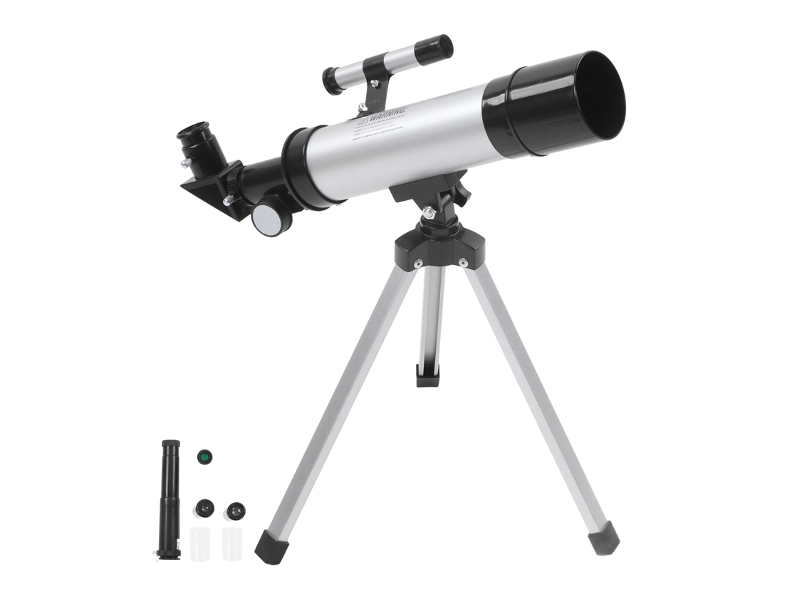Walshlxq telescópio Astronômico Infantil 50mm Abertura 360mm Refrator Portátil com Trípode para Crianças