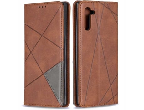 Capa Zaps Origami Galaxy Note 10 Samsung Marrom