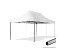 Tenda Dobrável 3x6 M, Aço Premium De 40 Mm, Branca
