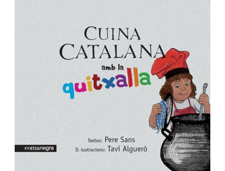 Livro Cuina Catalana Amb A La Quitxalla de Pere Sans Estrada (Catalão)