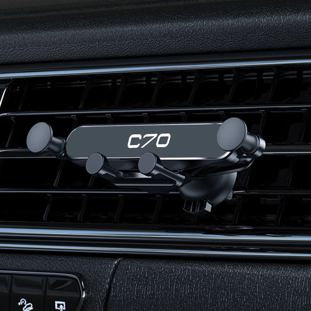 Suporte De Celular Veicular Com Sistema De Gravidade, Compatível Com Volvo Xc90, Xc60, C30 T6, S60, C70, Xc40, V40, Xc70, V70, V60, V50, S80, S40 Awd,