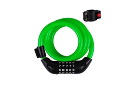 Cadeado Para Bicicleta Com Senha Verde Aquaforge