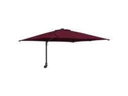 Maison Exclusive - Guarda-sol De Jardim Vermelho Bordeaux 248,5 X 247,5 X 160 Cm