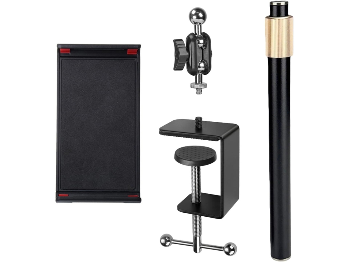 Suporte De Celular Robusto Com Presilha Para Tablets De Até 11,4 Polegadas Com Rotação. (27,9 Cm)