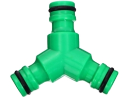 Conector Em T De Plástico Verde 5 Peças Para Irrigação Jardim,