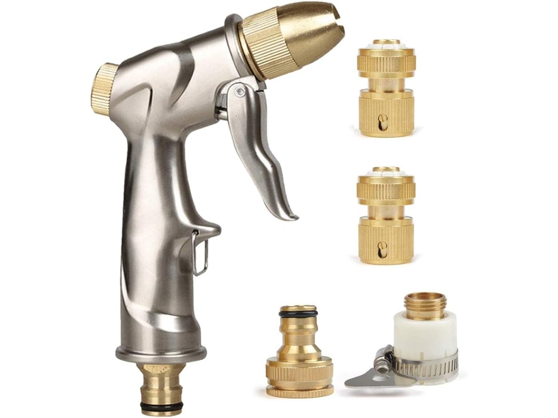 Conector Para Mangueira, Em Latão, Para Sistemas De Rega, Depósitos E Tubagens Exteriores, Ligação Segura, Prática E Resistente A Fugas