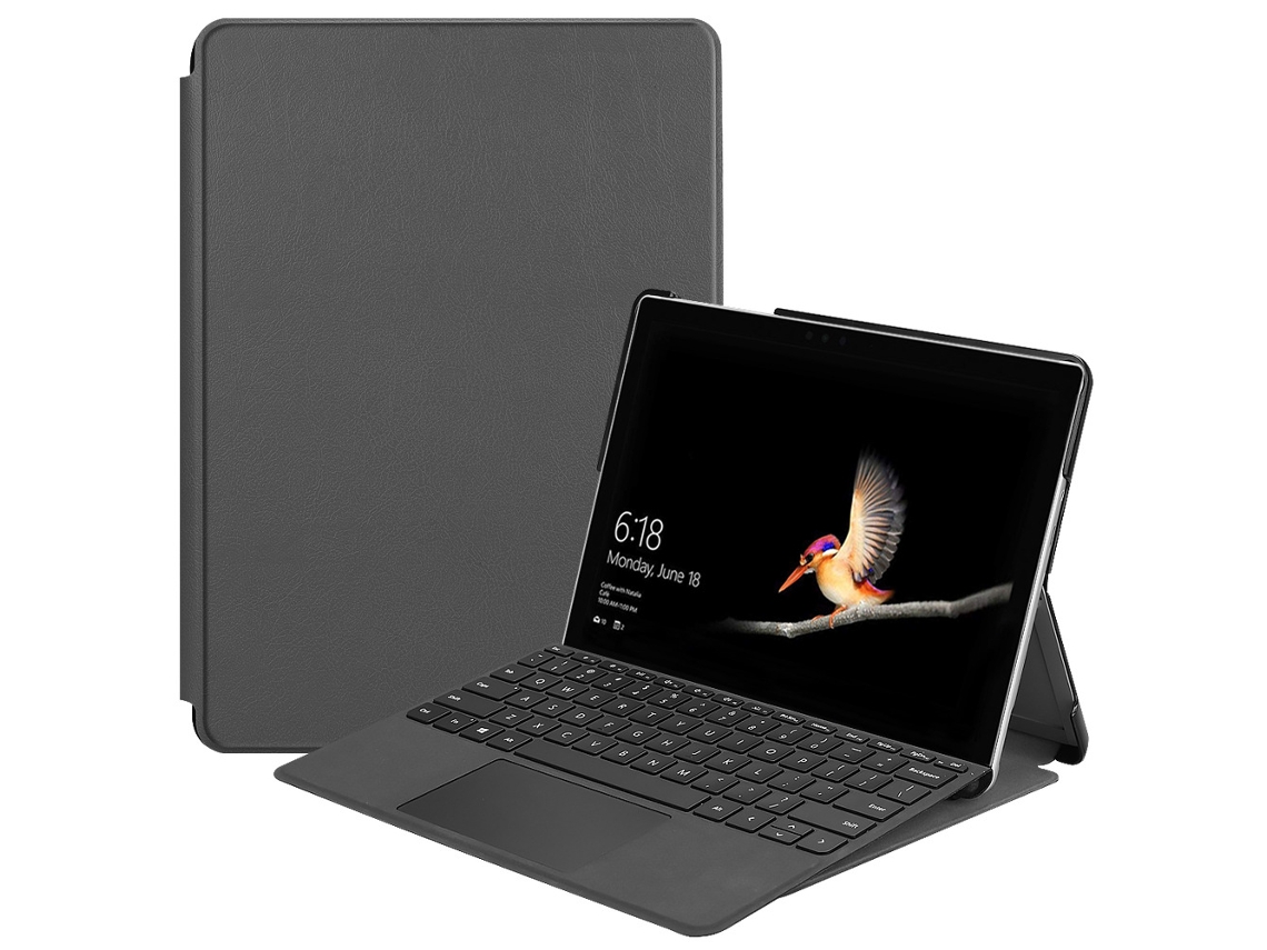 Capa Para Microsoft Surface Go4/go3/go2/go (teclado Não Incluído) Cinza