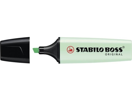 Marcador Fluorescente Pastel  Boss 70 Menta 10 Unidades