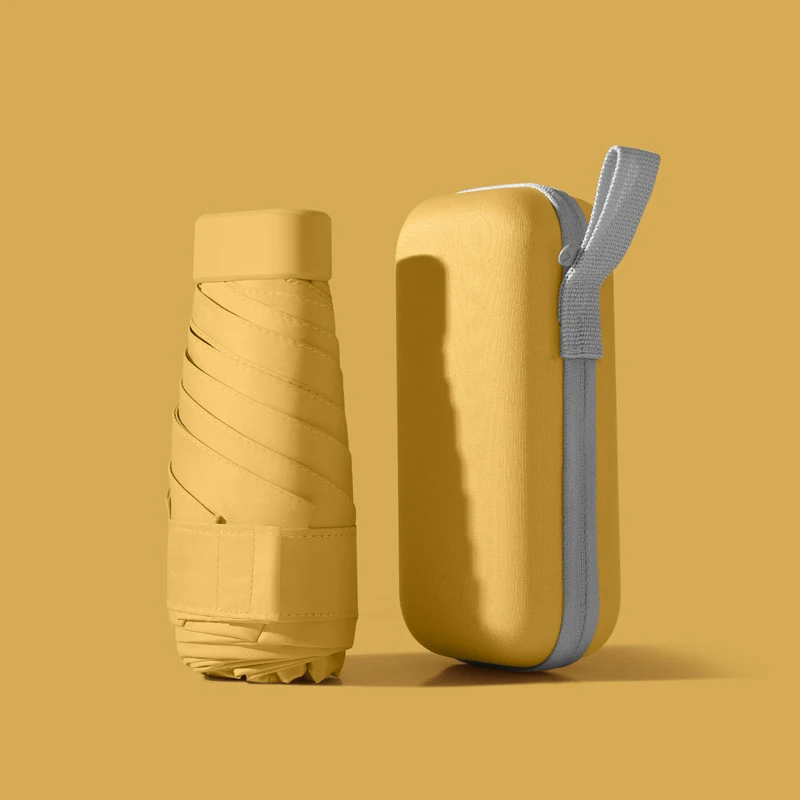 Mini Guarda Chuva Cápsula com Proteção Uv MDUG