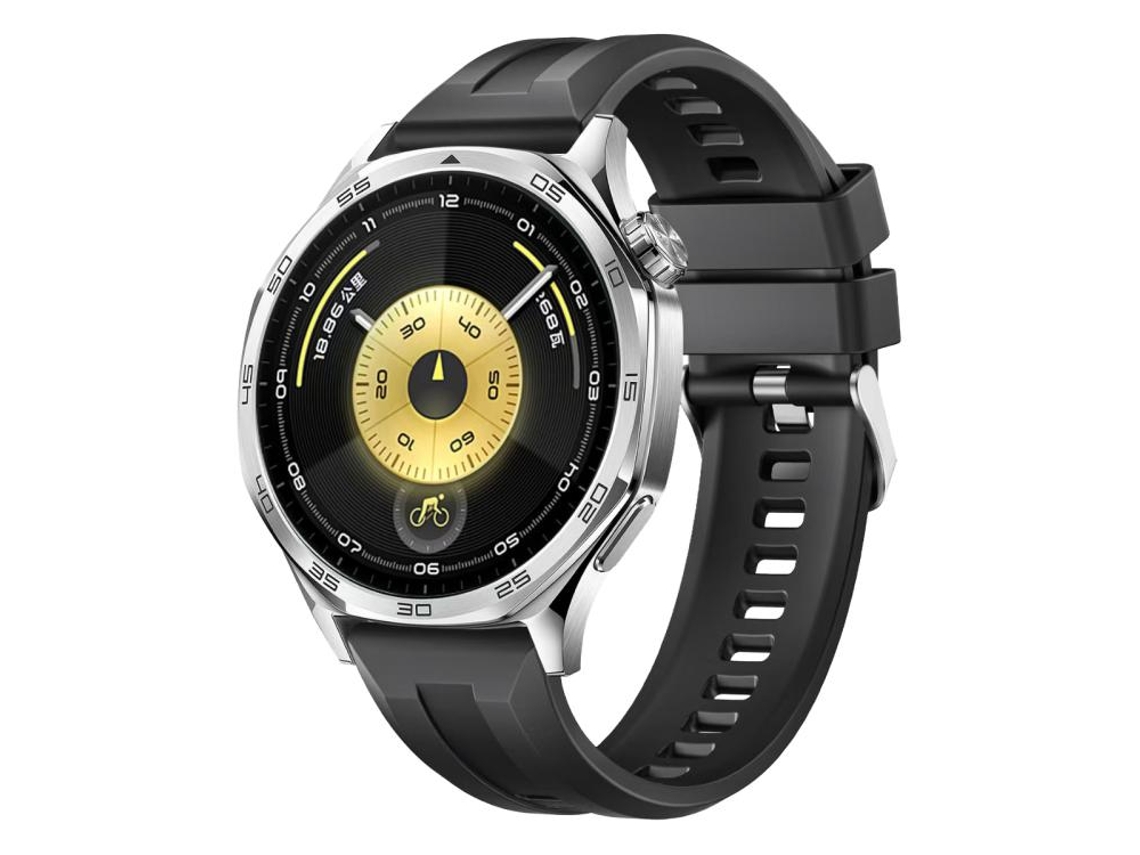 Bracelete para Huawei Watch Gt 6 5 4 3 XIAOMOYU silicone cor sólida com fivela preta (46mm)